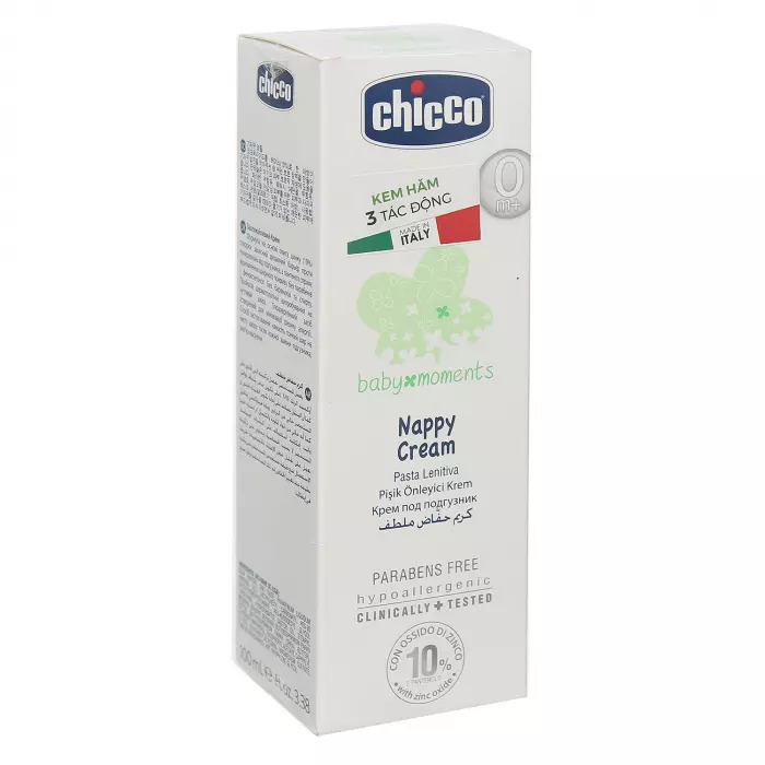 Kem chống trị hăm cho bé 3 tác động 100ml Chicco - Hàng Ý