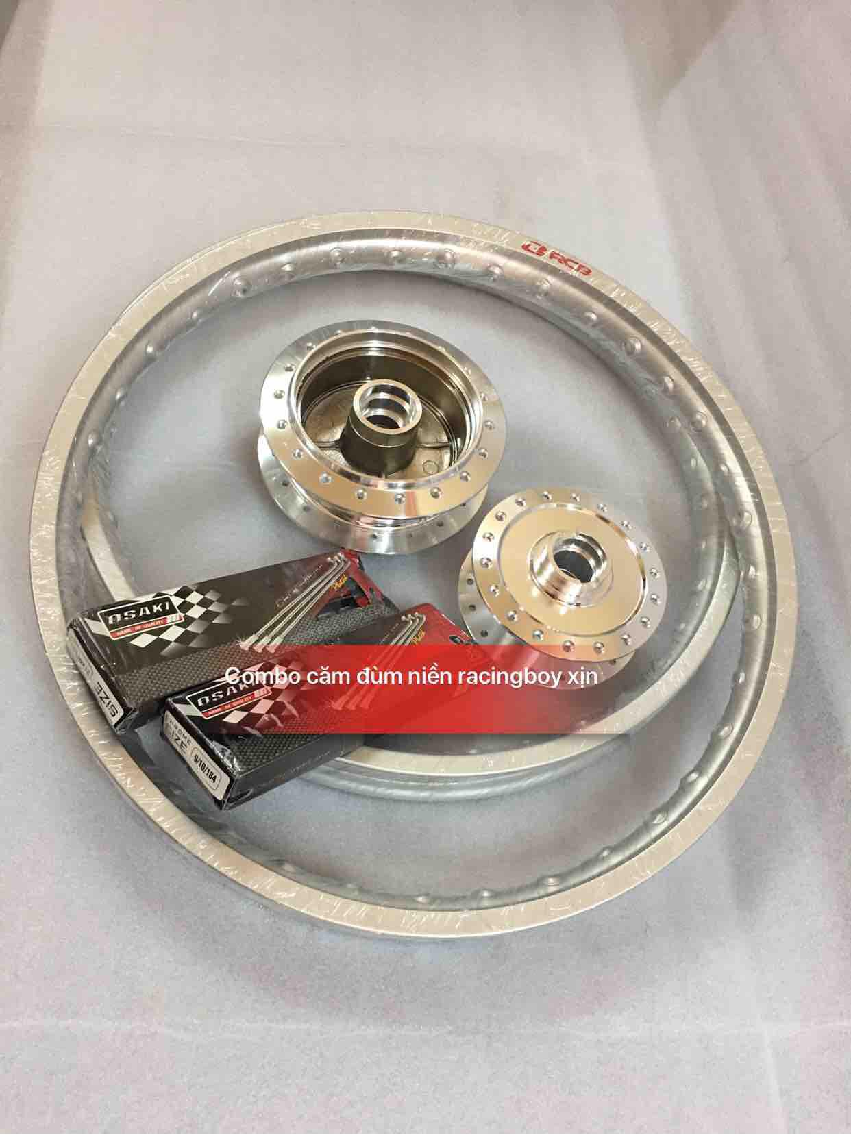 [HCM]Combo 3 món căm đùm niềng RCB xịn