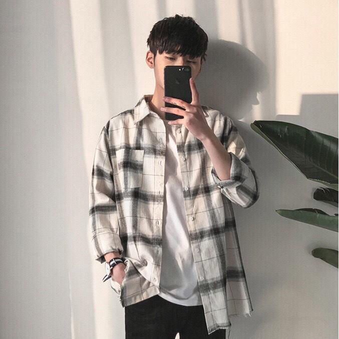 [HCM]Áo sơ mi sọc caro cao cấp - TSS