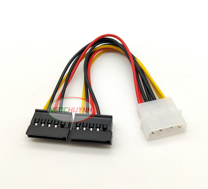 Cáp chuyển nguồn IDE ( ATA) sang 2 đầu nguồn SATA