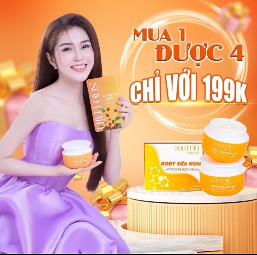 (Giá Sỉ) Kem body sữa non SooMin Hàn Quốc