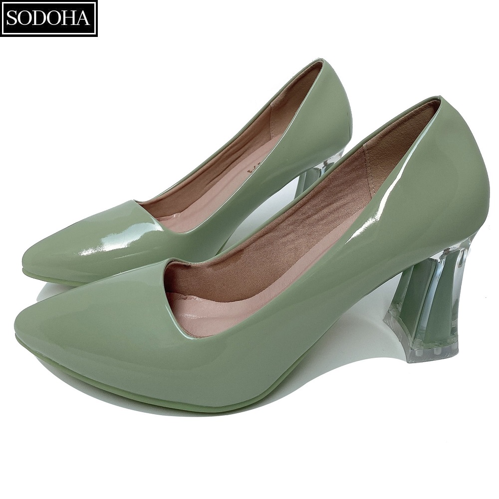 Giày nữ, giày cao gót nữ ,giày nữ công sở kiểu dáng hiện đại SODOHA SDH-22 Đế Cao 7cm