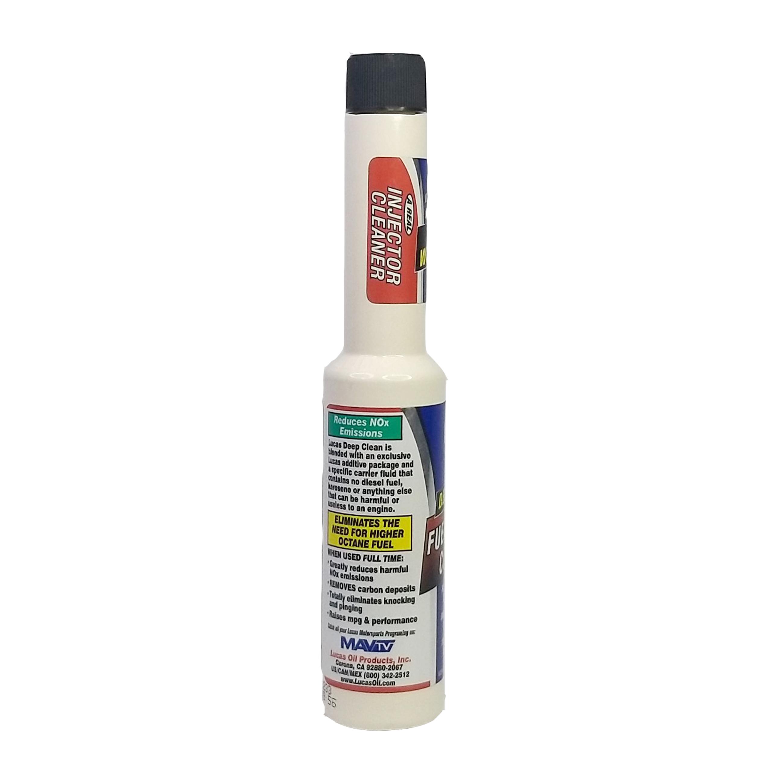 [HCM]Phụ gia súc béc xăng Lucas DEEP CLEAN fuel system cleanr 155ml