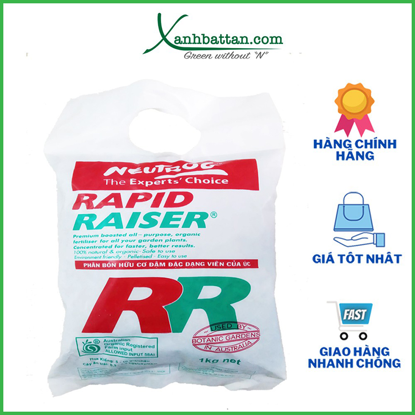 Phân Hữu Cơ Rapid Raiser Nhập Khẩu Từ Úc Túi 1 Kg