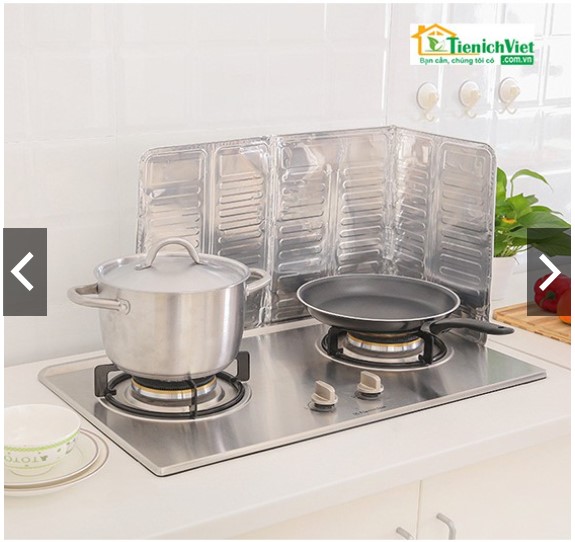 Tấm chắn dầu mỡ tiện dụng cho nhà bếp
