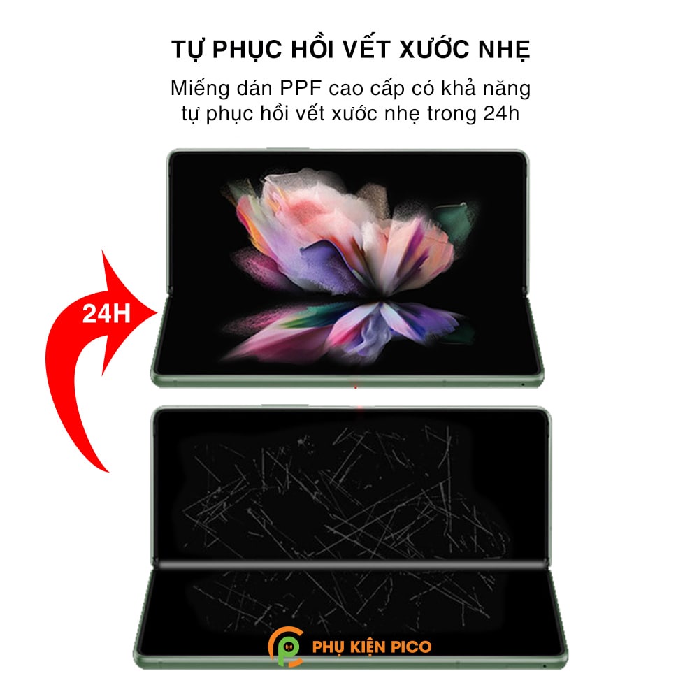Dán màn hình Samsung Galaxy Z Fold 4 / Z Fold 3 / Z Fold 2 full màn hình chính dẻo trong suốt - Dán dẻo Samsung Galaxy Z Fold 4 5G / Z Fold 5 5G