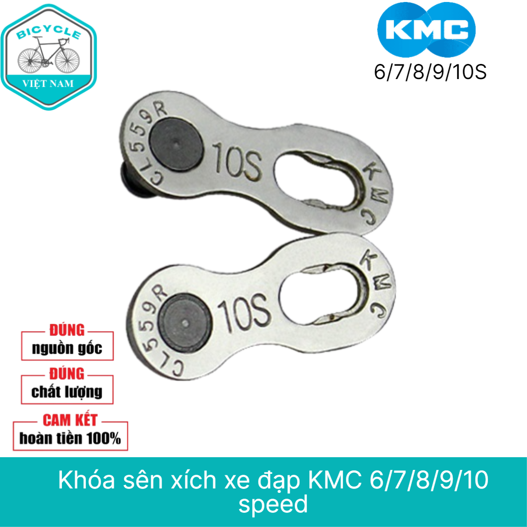 Khóa Sên Xích Xe Đạp KMC 6/7/8/9/10 Speed – Liên Kết Chắc Chắn, Bền Bỉ