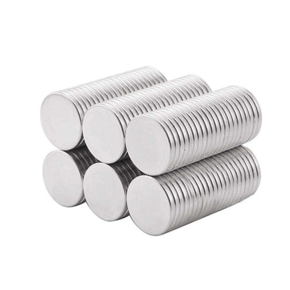 Nam châm đất hiếm kích thước 20x1.5mm (set 10v), nam châm siêu mạnh