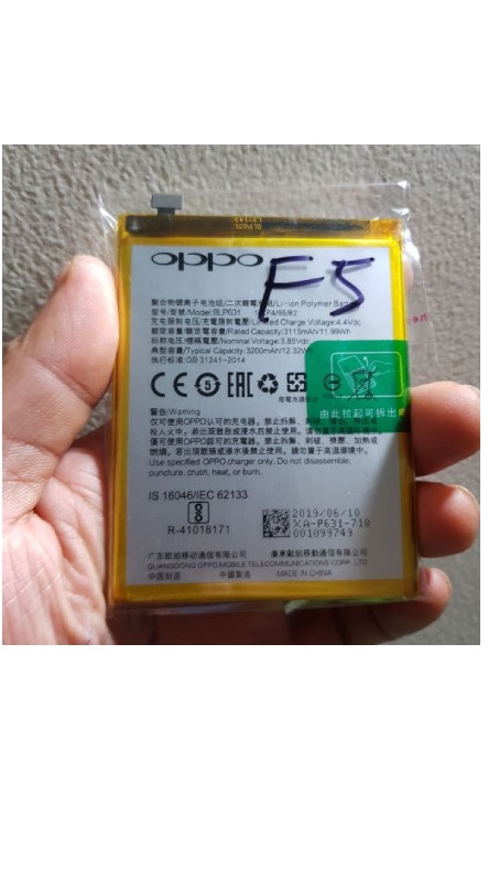 PIN OPPO BLP631 F3,F5, A77 ZIN