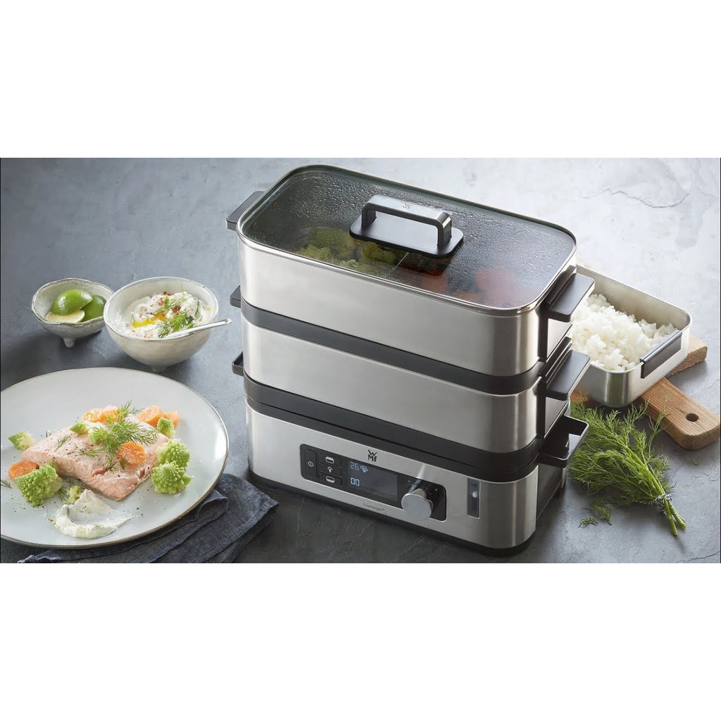 🇩🇪 Nồi Hấp Điện Wmf Kitchenminis 2 Tầng - Nhập khẩu Đức 🇩🇪
