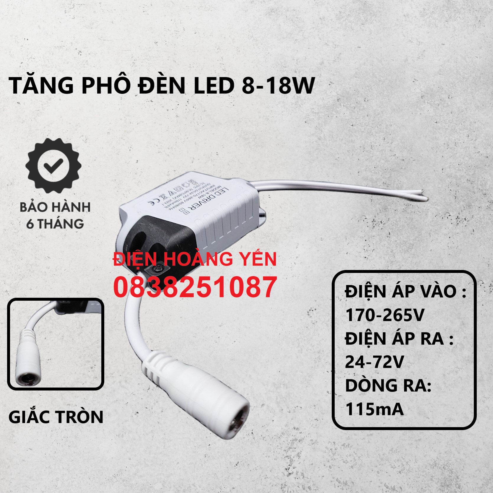 Đèn âm trần siêu mỏng 9W 12W gắn trần bảo hành 12 tháng