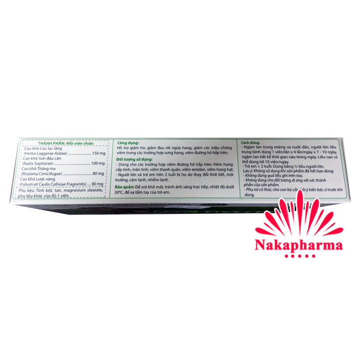 An Hầu Đan - Giảm Viêm Amidan, Viêm Họng Hạt