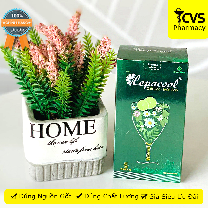 [HCM]Bột sủi Hepacool - chiết xuất chanh tự nhiên cùng các thảo dược truyền thống giúp thanh nhiệt giải độc - cvspharmacy