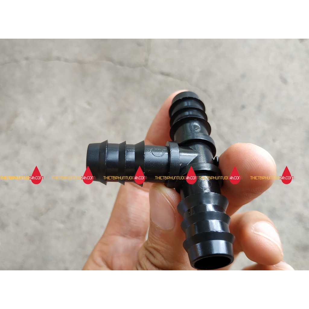 16mm lpde pipe y lock tee valve for 16mm LDPE irrigation system