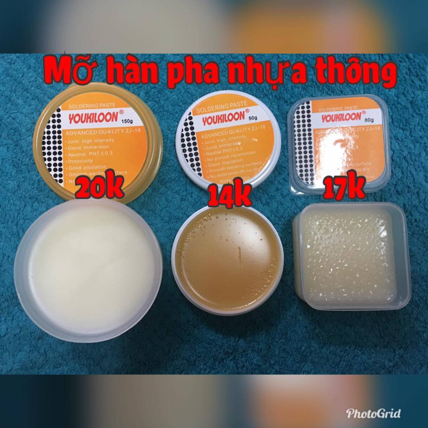 Mỡ hàn JYD/ YOUKILOON 150g