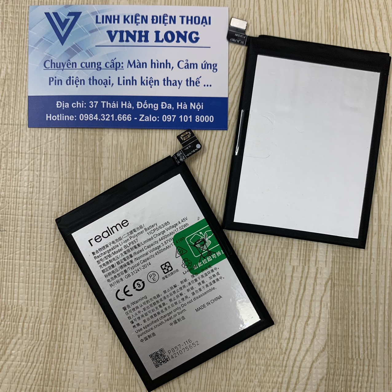 Pin blp857 realme q3 pro/realme gt neo