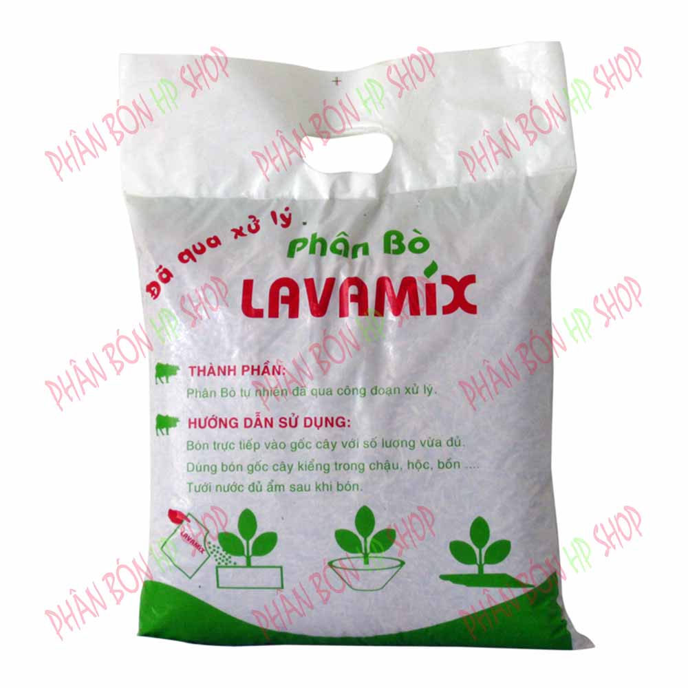 Phân Bò Nguyên Chất 3dm3 - Đã Qua xử Lý - Lavamix