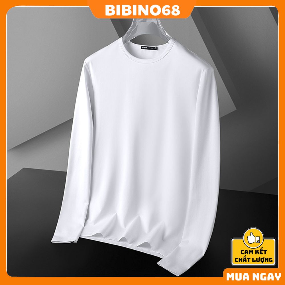 Áo giữ nhiệt nam tay dài lót nỉ cao cấp chính hãng BIBINO68 Áo giữ nhiệt đá bóng thể thao mắc lót trong giữ nhiệt ấm áp ấm áp