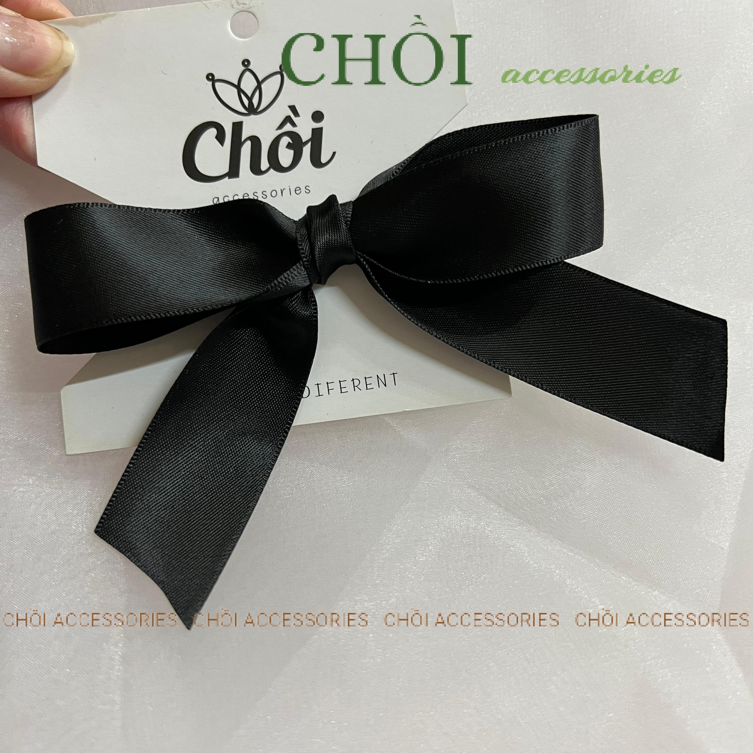 Cặp tóc, kẹp tóc nơ ruy băng cỡ lớn thời trang Hàn Quốc - Y008