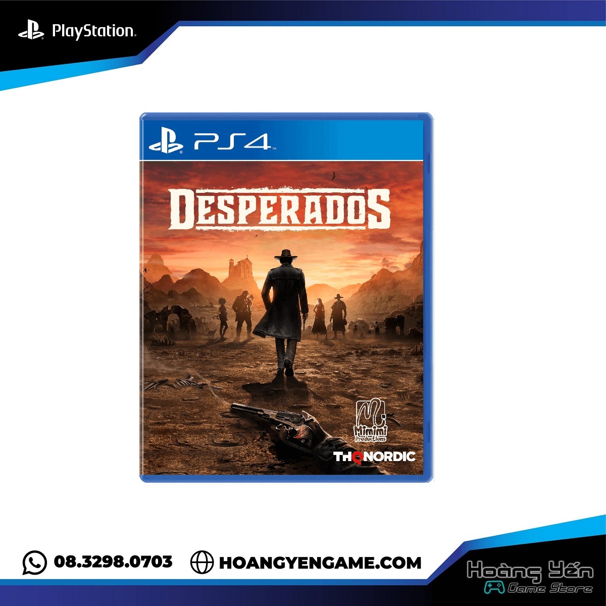 Đĩa game desperados 3 ps4
