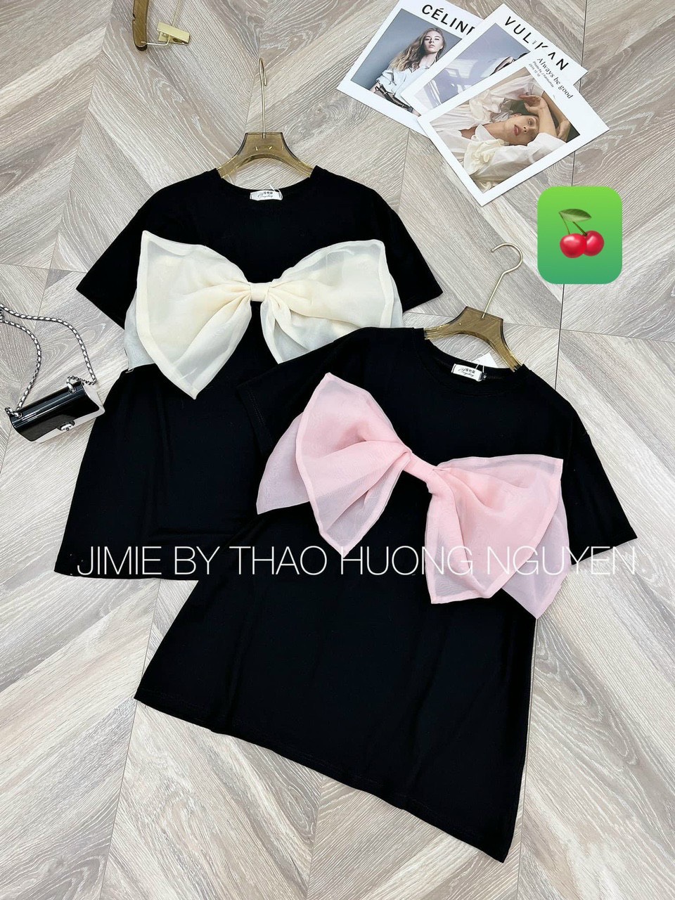 Đầm thun nữ phối nơ mẫu mới siêu xinh xắn.