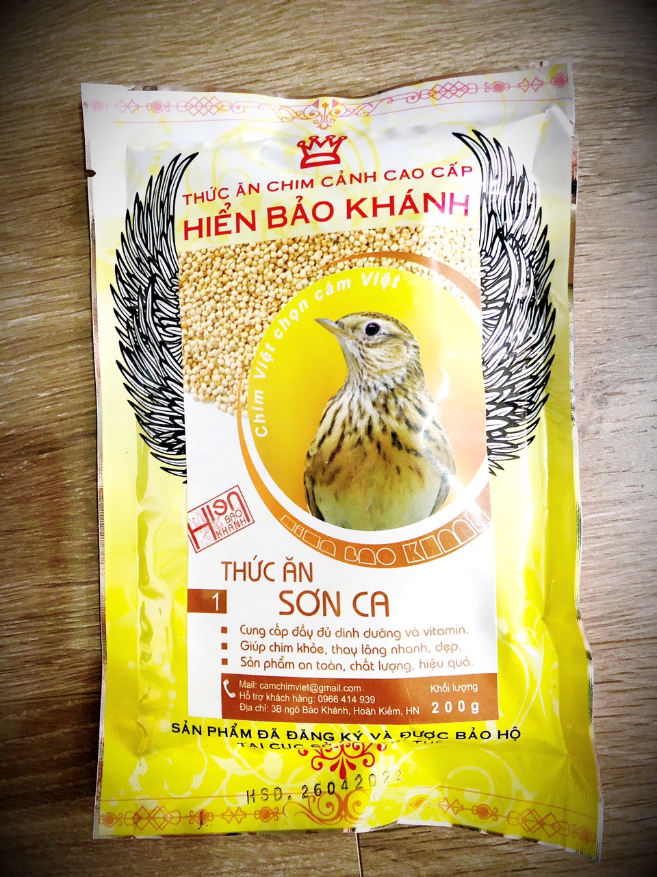 Cám chim Sơn Ca số 1 Hiển Bảo Khánh