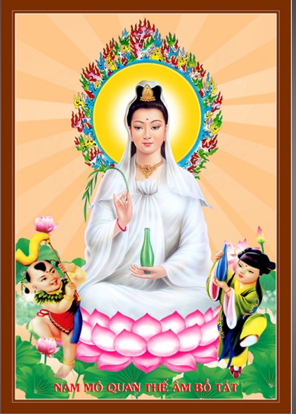 Tranh thêu chữ thập Phật Bà Quan Thế Âm Bồ Tát 3D Ailuo AL53566 [Chưa Thêu]