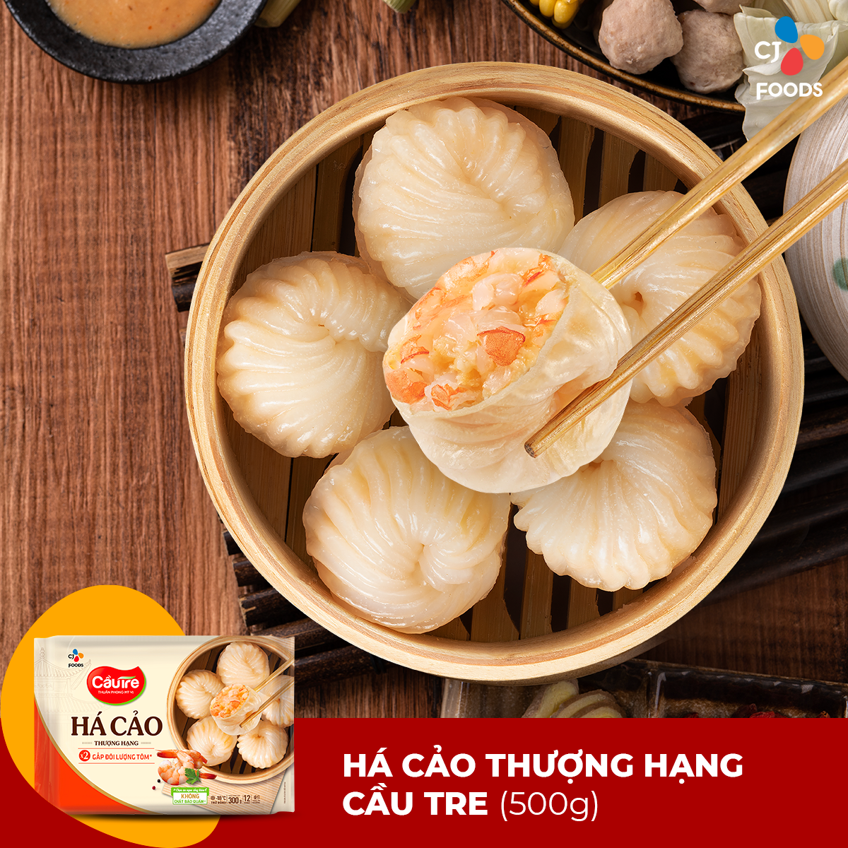 [Hỏa tốc] Há cảo Cầu Tre Thượng hạng nhân Tôm 300g