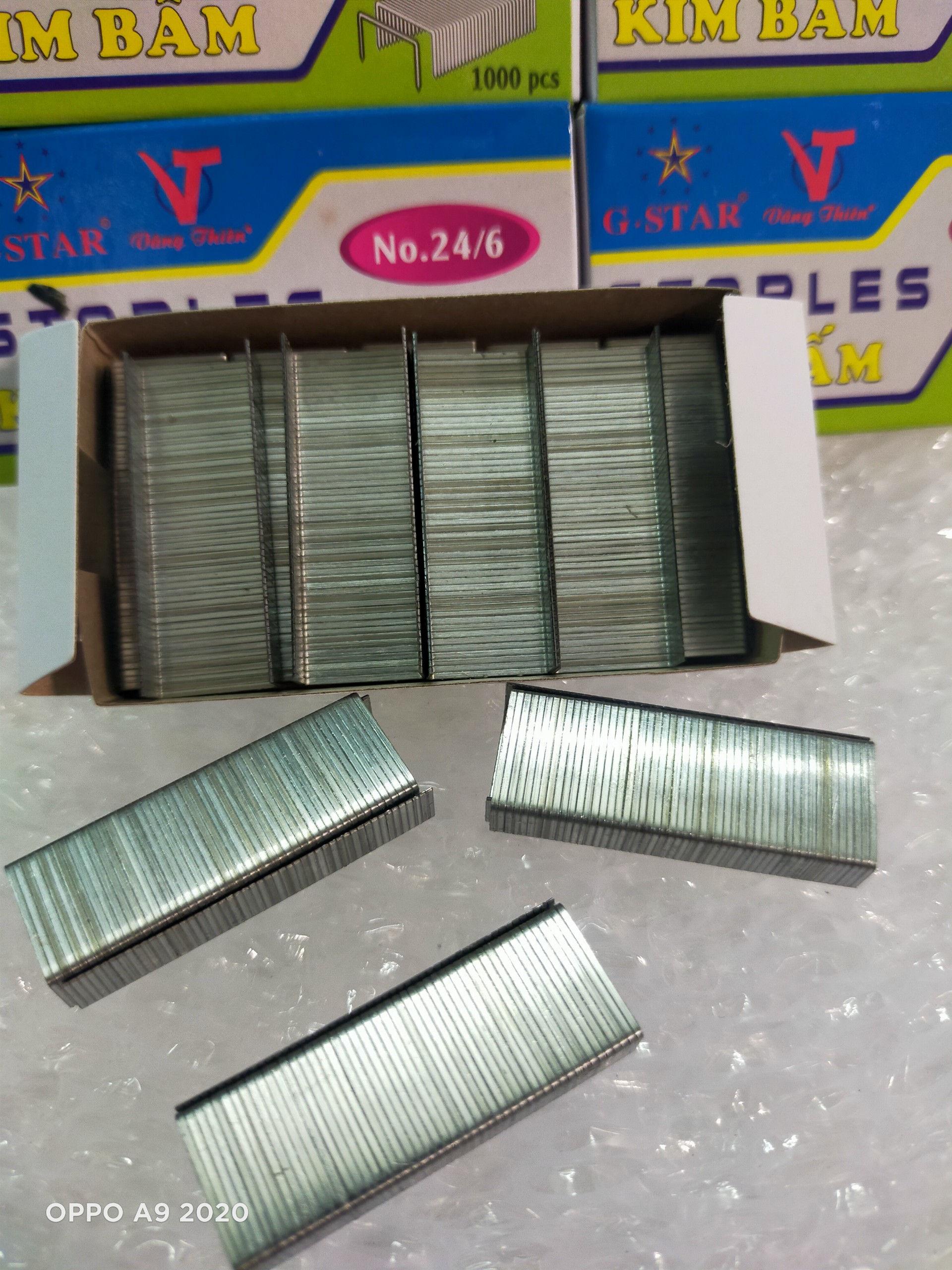 Combo 5 hộp kim bấm số 3 Gstar No.24/6  ( 1 hộp 1000 kim)