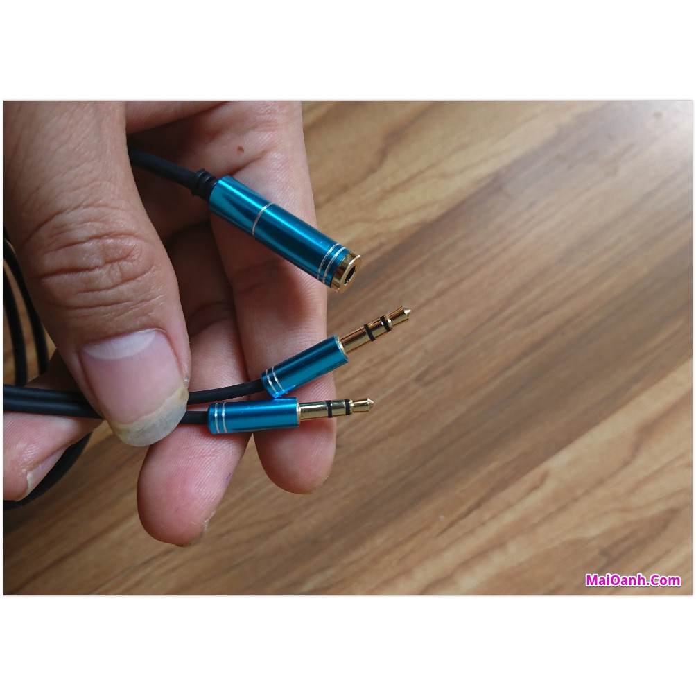 Dây Gộp 2 Nguồn Âm Thanh 3.5 Thành 1 (Loại Đẹp)