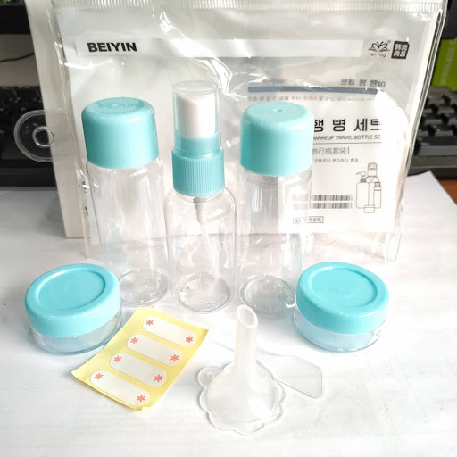 Bộ chiết mỹ phẩm 5 món, chiết mỹ phẩm du lịch
