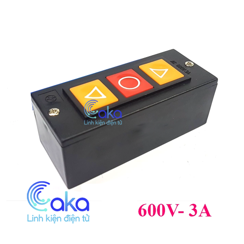 Nút bấm cửa cuốn 3A 600V công tắc âm tường cửa cuấn