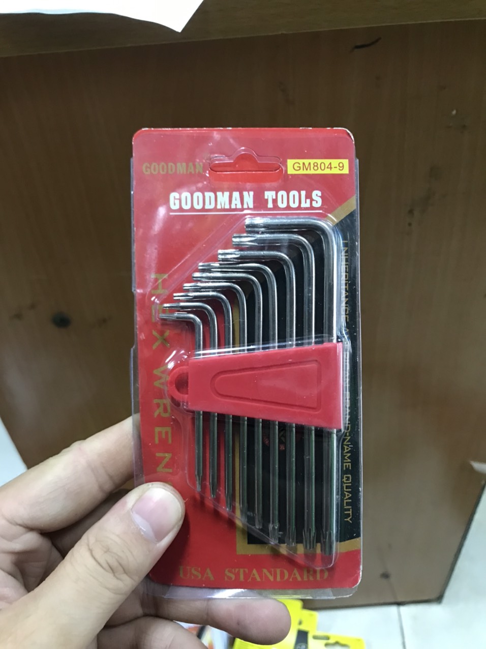 Bộ lục giác hoa thị mini Goodman Tools chính hãng