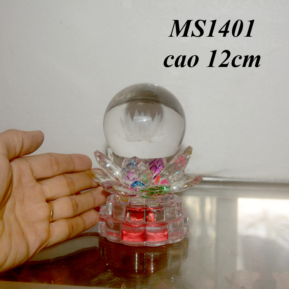 Cây Đèn pha lê điện bóng led tự động đổi 7 màu thờ cúng bàn thờ cửu huyền-Giá một cây đèn