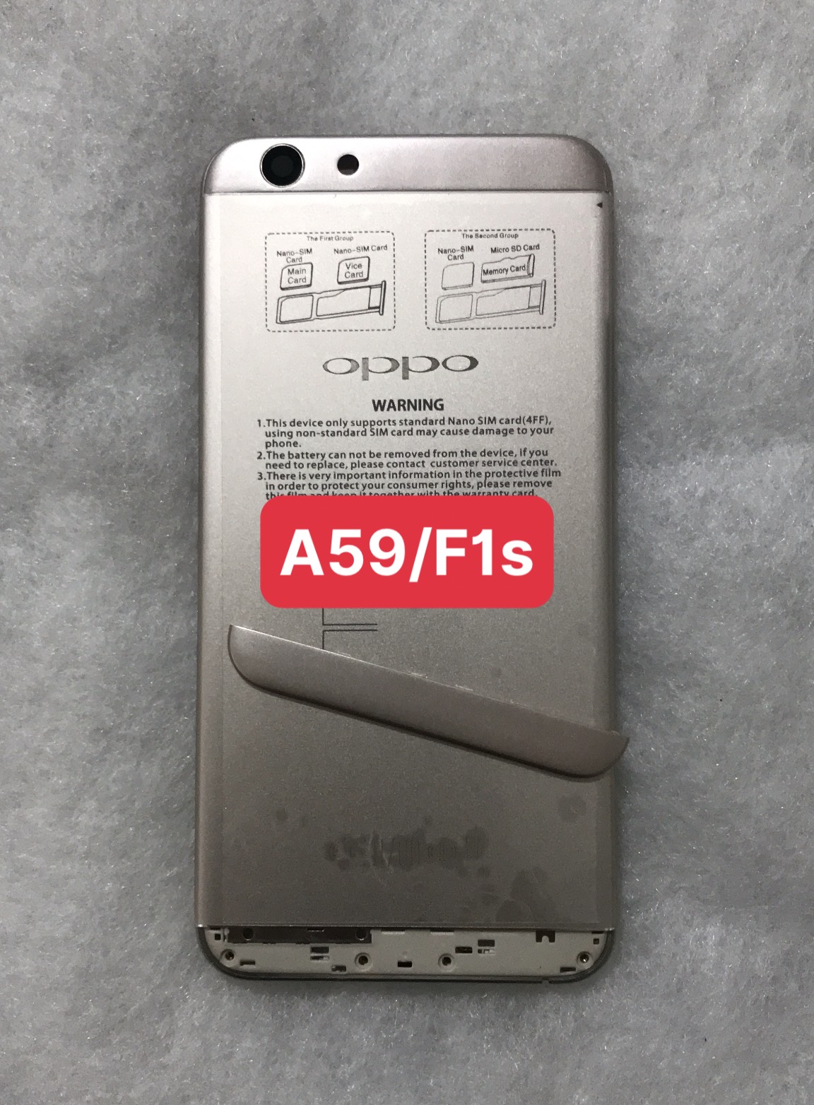 nắp lưng oppo A59 / F1s (nắp lưng sau)