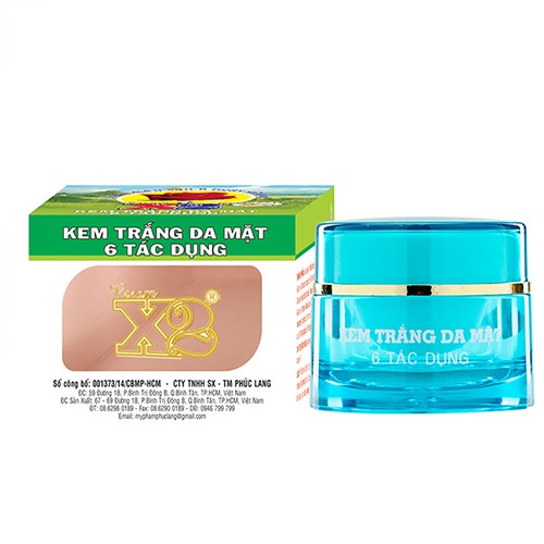 Kem X2 Trắng Da Mặt 6 Tác Dụng