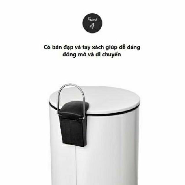 Thùng Rác Đạp Chân Lock&Lock dung tích 3 lít BYP101