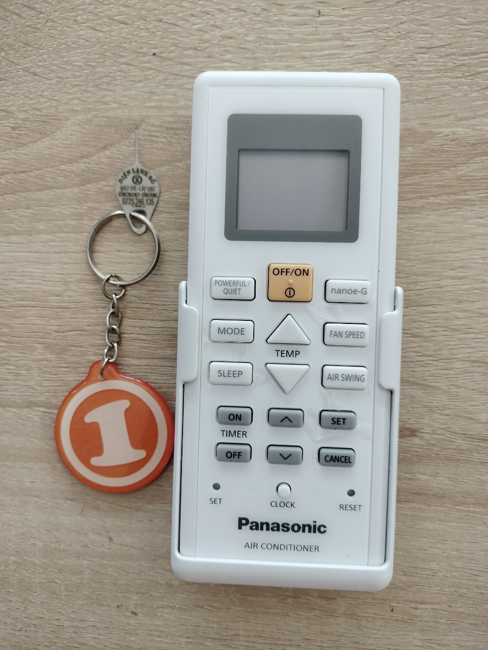 Remote máy lạnh panasonic zin 2024