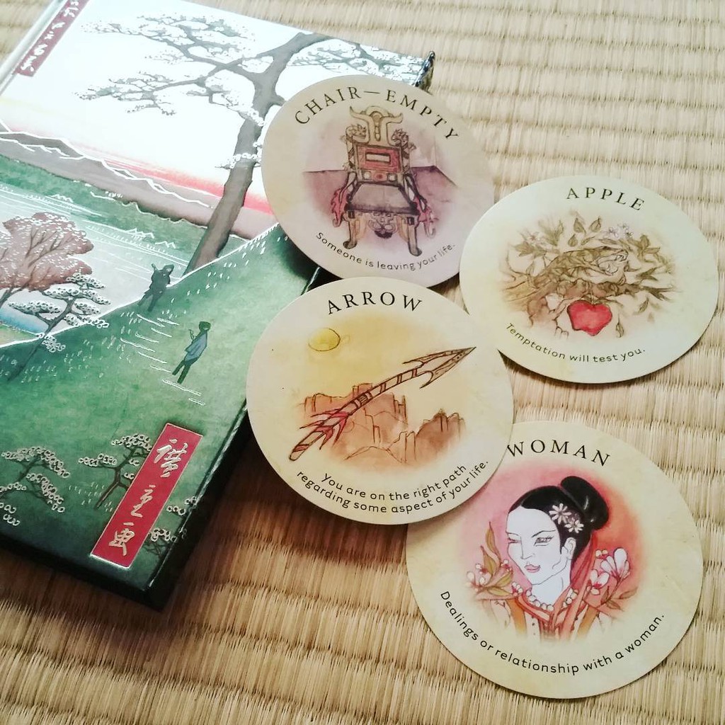 Bộ bài bói tarot Tea Leaf Fortune Bài Trà Tea Leaf Cards Deck