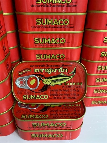 5 HỘP CÁ MÒI SUMACO HỘP 125G