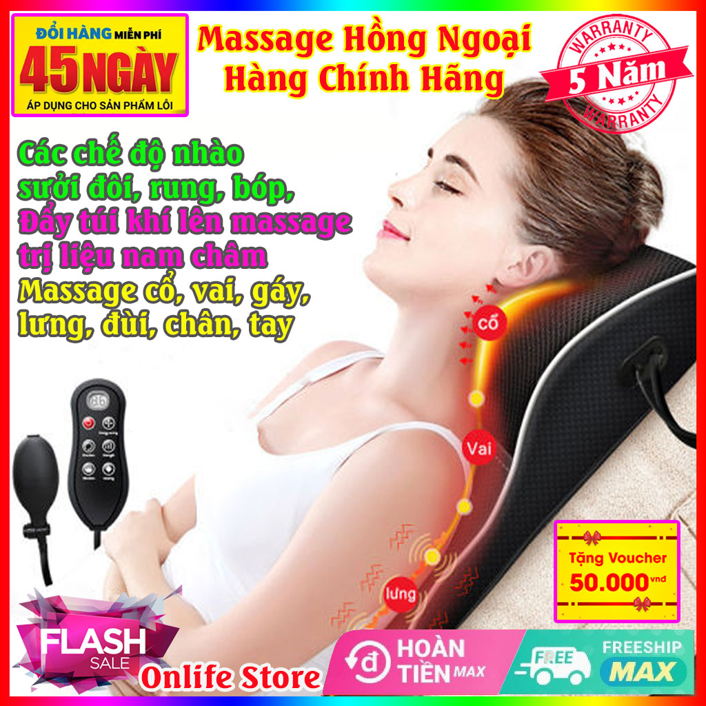 Nệm massage toàn thân Ghế massage cổ vai gáy Đệm masage mang lại cho ...