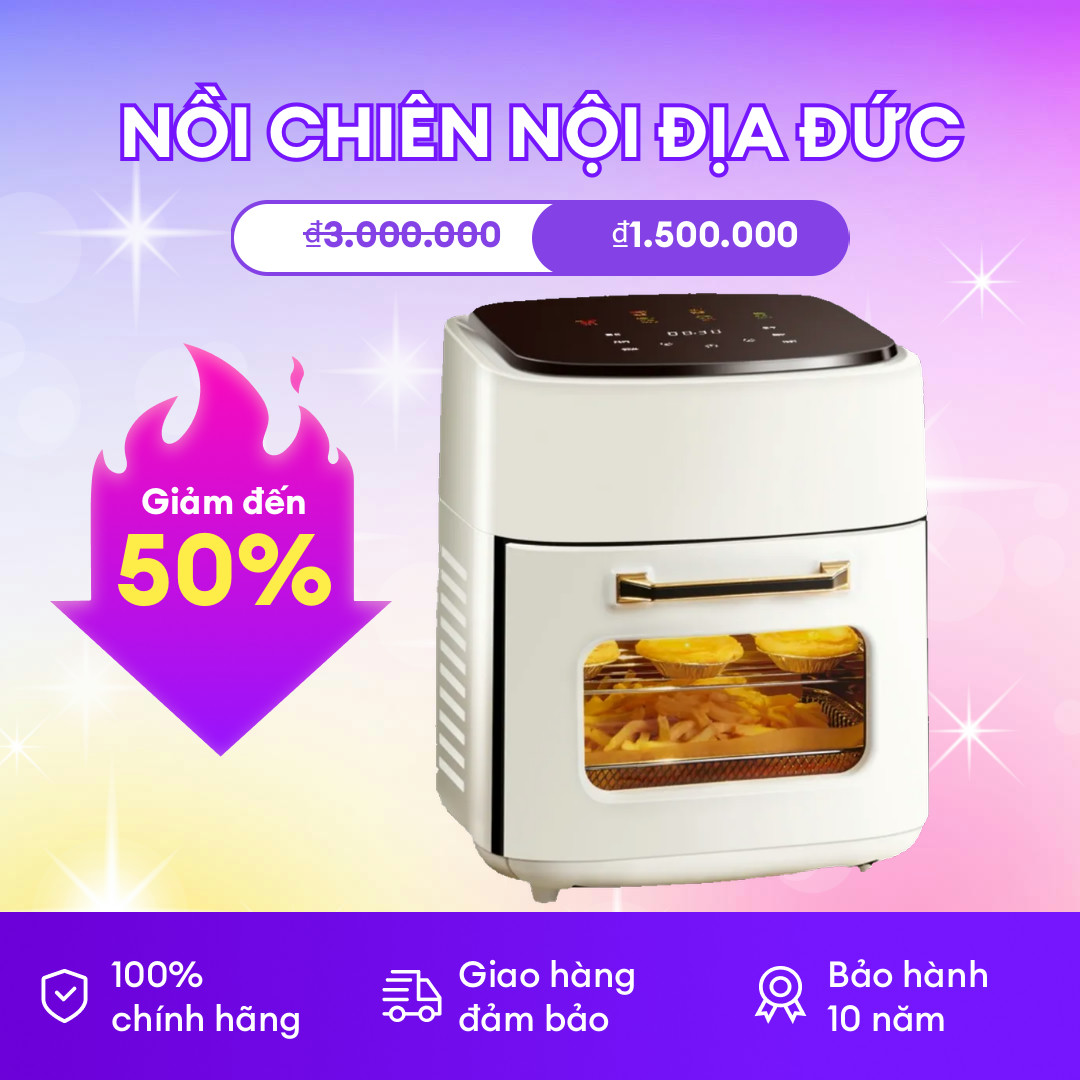 ( 15 Lít) Nồi chiên không dầu Đức
