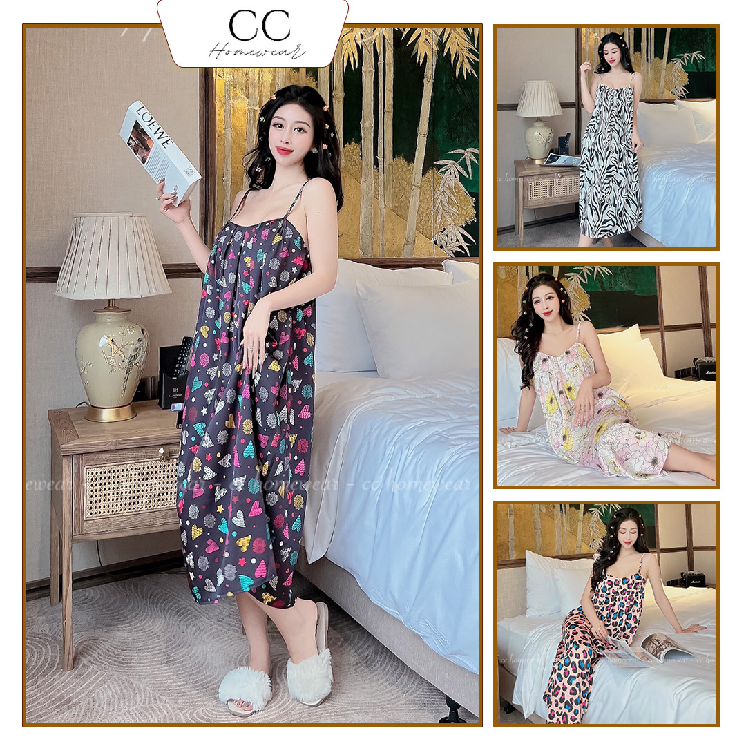 ĐẦM 2 DÂY XẾP LY D2DXL_CC Homewear