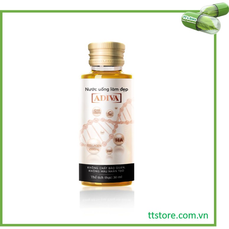 [Date mới nhất] ADIVA Collagen / GOLD dạng nước (Hộp 14 chai) [colagen, avida]