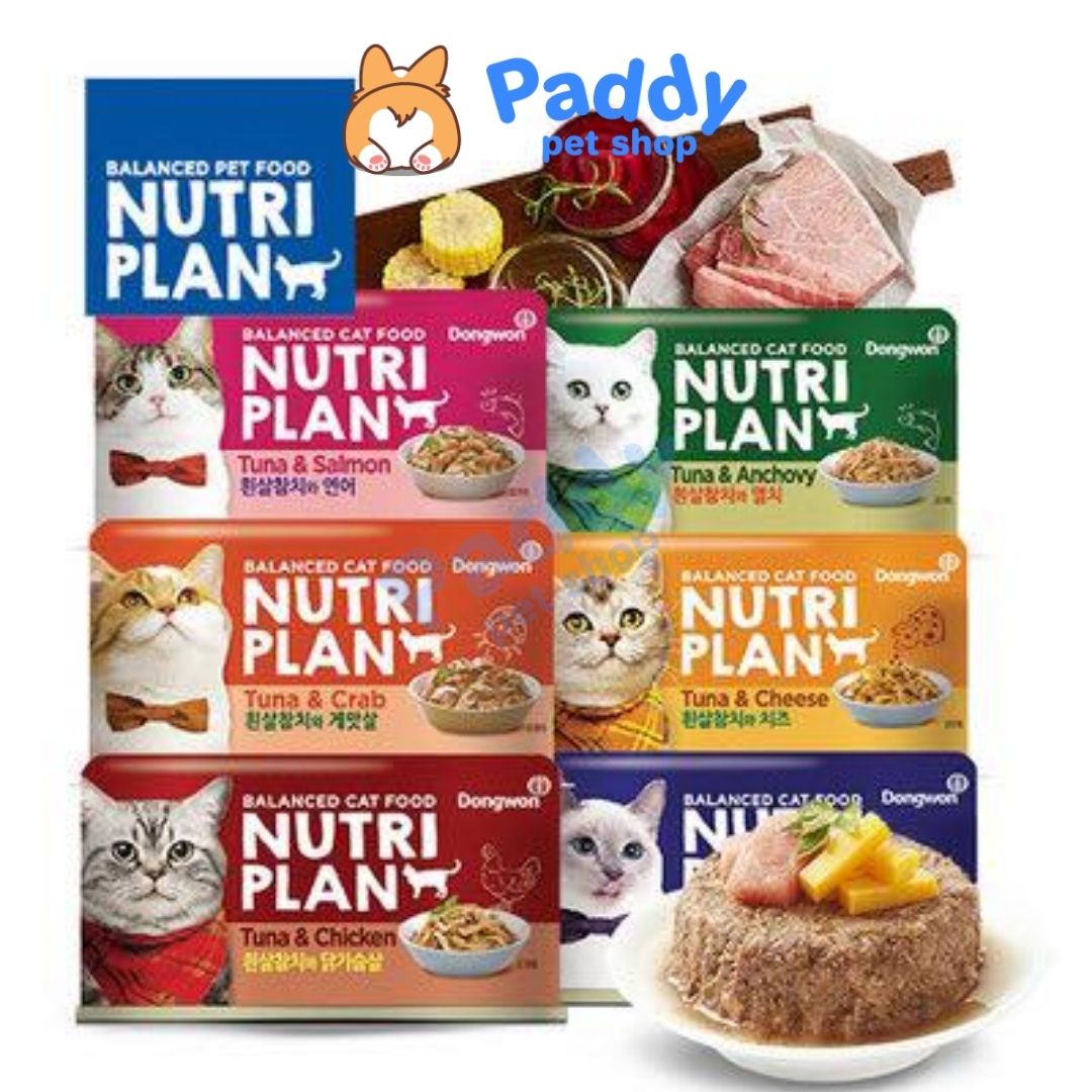Pate Nutri Plan Mèo Mọi Lứa Tuổi (Lon 160g)