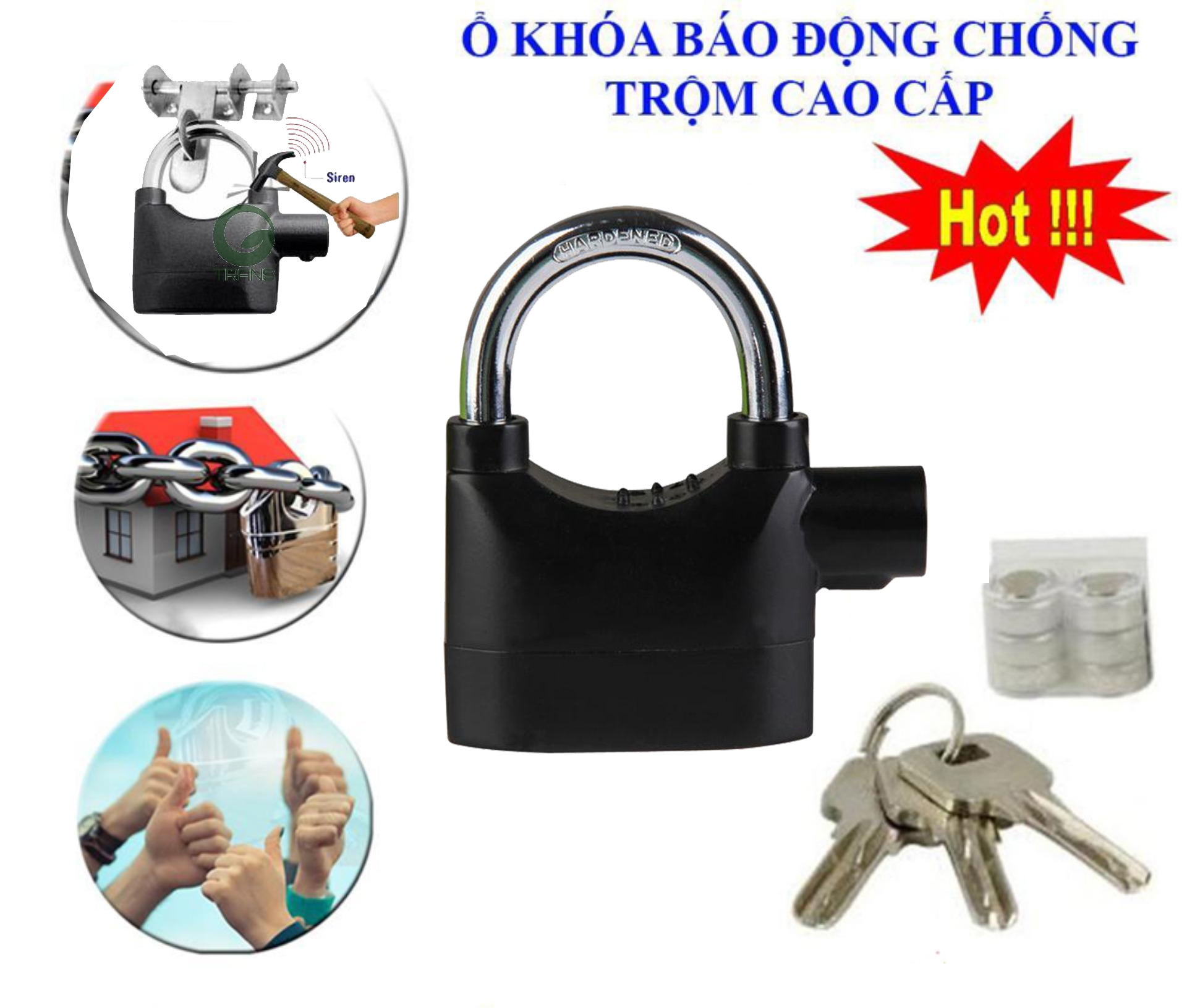 Ổ Khóa Có Báo Động Chống Trộm