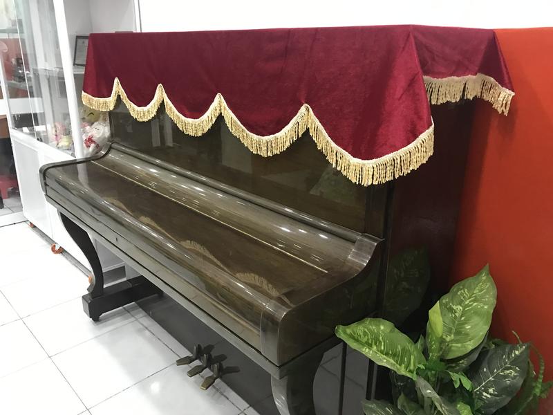 [HCM]Khăn phủ đàn piano cơ Gấm Đỏ Cao Cấp