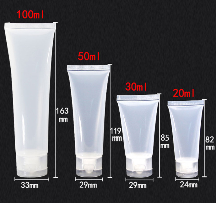 10 Tuýp nhựa 50ml chiết mỹ phẩm