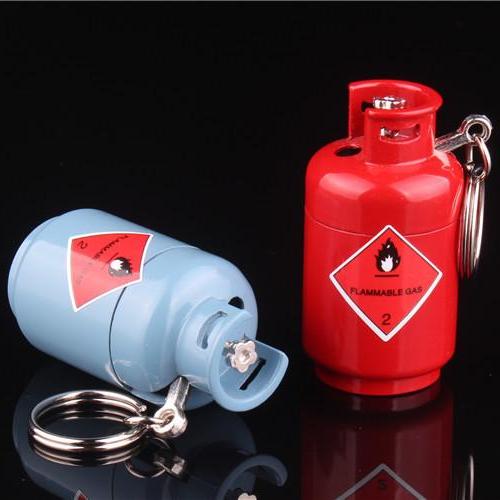 Bật Lửa Móc Khoá Hình Bình Gas ( Kim Loại )