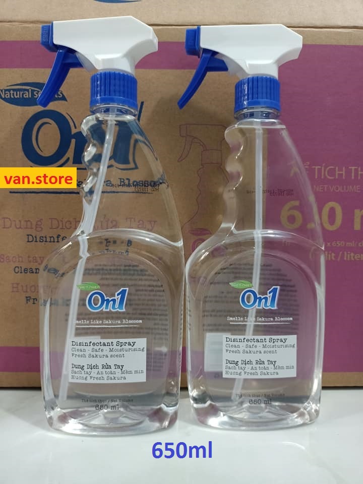 Dung Dịch Rửa Tay Khô On1 650ml - Dạng Xịt